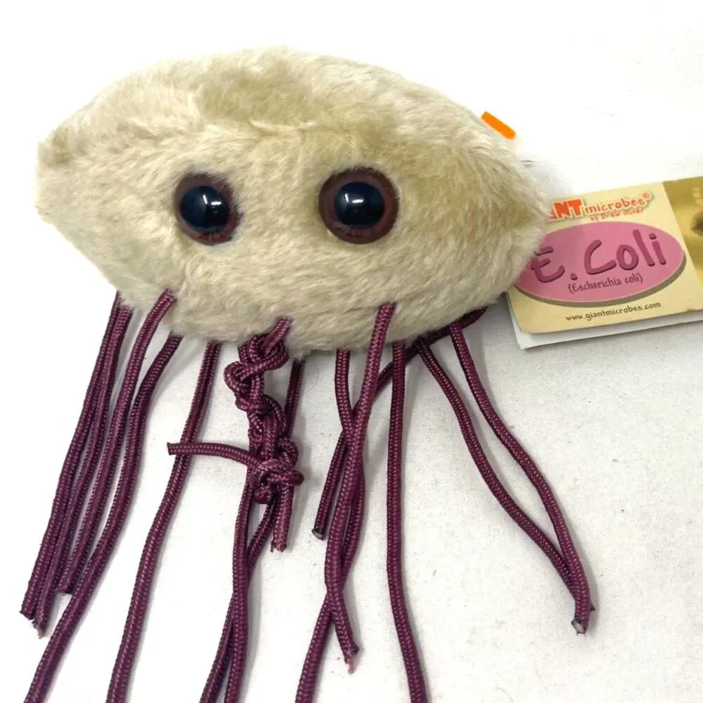New Giant Microbes Ecoli - plush Stuffed Educational Plushie Science Biology